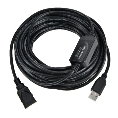 USB 2.0 Active Repeater Extension Extender Male to Female Cable Cord PC Mac 50FT - Image 1 of 2