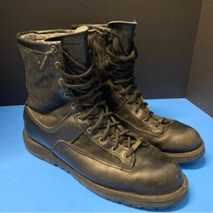 Danner Acadia 8” Black Leather 21210 Vibram Combat Gore-Tex Boots USA Men 13 D - Picture 1 of 11