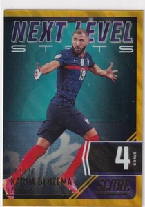 Panini FIFA Score 2021-22 Gold Lava No. 8 Karim Benzema 1/10 - Picture 1 of 2