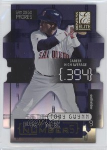 2001 Donruss Elite Prime Numbers Die-Cut /304 Tony Gwynn #PN-10B HOF