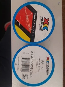 2 x Teil Rollen Kabelmarker PA-10003BV90.6 & PA-10003BV90.3 weiß & schwarz - Bild 1 von 5