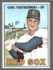 Carl Yastrzemski Boston Red Sox 1967 Topps Baseball Card #355 (SET BREAK)