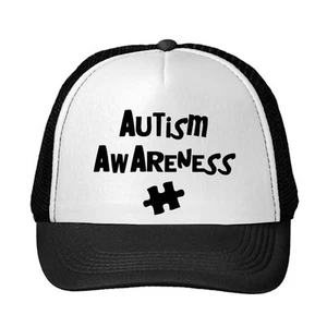 Autism Awareness Adjustable Trucker Hat Cap - Picture 1 of 16