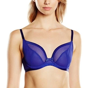 Triumph Everyday Beauty-Full Idol W 75 - 90 Cup C - H Underwire Bra Blue - Picture 1 of 1