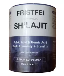 Shilajit Pure Fulvic Acid & Humic Acid 85+Trace Minerals 60g Exp 4/27 New - Picture 1 of 5