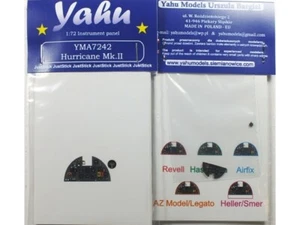 YAHU YMA7242 Hawker Hurricane Mk.II 1/72 Instrument panel - Picture 1 of 3