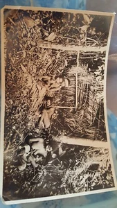 Fotografía de negros africanos desnudos en Filipenses antes de la Segunda Guerra Mundial negros en el bosque - Imagen 1 de 3