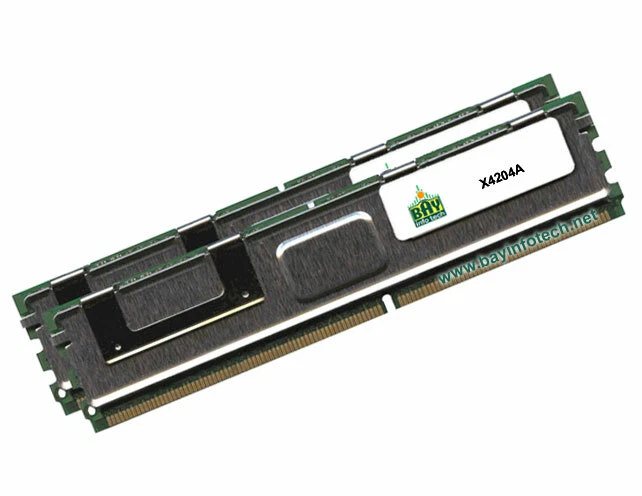 X4204A 2:371-2145 (2x4GB) DIMM Memory 3rd Party Kit For Sun Blade T6320 - Image 1 of 1