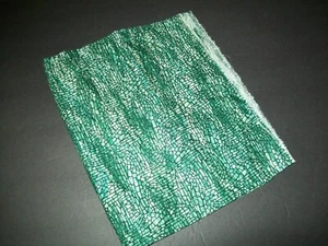 Green Snake Print Calico Fabric Scrap Cotton Sewing Quilting  DIY Crafts - Picture 1 of 1