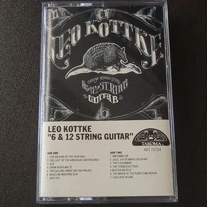Leo Kottke "6 & 12 string guitar" cassette 1987 Takoma Records Blues rare oop - Picture 1 of 7