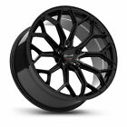 20&quot; Gianelle Monte Carlo Black 20x8.5 20x10 Wheels Rims Fit Cadillac CTS V Coupe