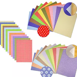 Pinflair Polka Dot ,Gingham, Flower Craft Card 12 x A4 Sheets 280gsm - Picture 1 of 7
