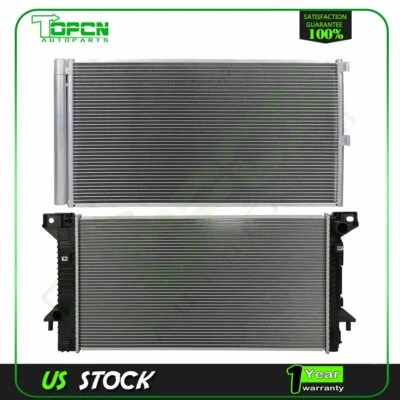 Fits Ford Expedition Replacement Radiator & Condenser Cooling Assembly - Imagem 1 de 4