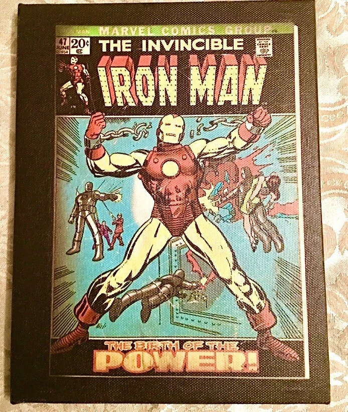 Awesome Iron Man Marvel Comic Book Art Print Poster Wall Decor - Image 1 of 4