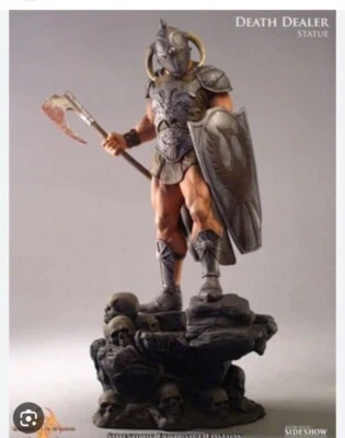 Estatua cuarentena exclusiva de Frank Frazetta de Death Dealer de Sideshow 77/600 Foto 1 de 4