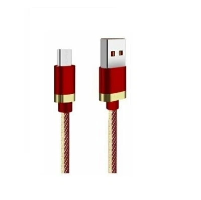 2.4A 1m Micro USB High Quality Fast Charging Denim Cable for all Micro devices - Image 1 of 4