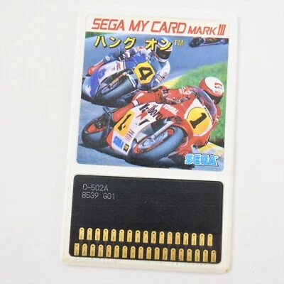 Sega My Card HANG ON C-502 Card Only Mark III 7321m3c - Image 1 of 3