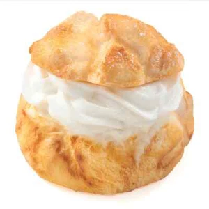 Fake Sweets Cream Puff Accessory Case Artificial Faux Food Sample - Picture 1 of 5