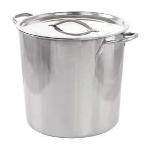 Whittington 16 qt. Pentola stock in acciaio inox con coperchio - Foto 1 di 5