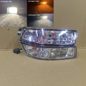 LED Front Fog Lamp w/White DRL Amber Turn Signal Light For Toyota Camry 94-98 - Picture 1 of 7