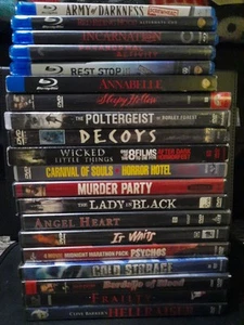 Horror Collection IN A Box....20 Dvds And Blu-rays - Imagen 1 de 8