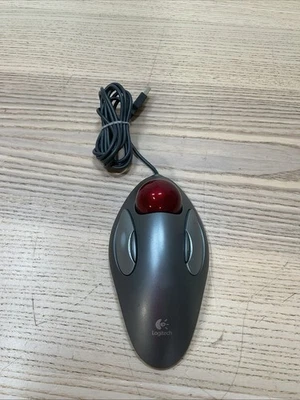 Logitech Trackman Marble USB T-BC21 Mouse (810-000767) Tested - Image 1 of 4