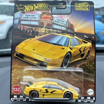 Lamborghini Diablos SV amarillo #132 Hot Wheels 2025 Premium Boulevard '95 Foto 1 de 4