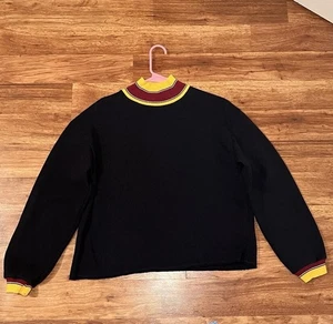 ZARA Y2K 90s Goth Dark Academia Turtleneck Punk Fairy Whimsigoth Sweater - Picture 1 of 4