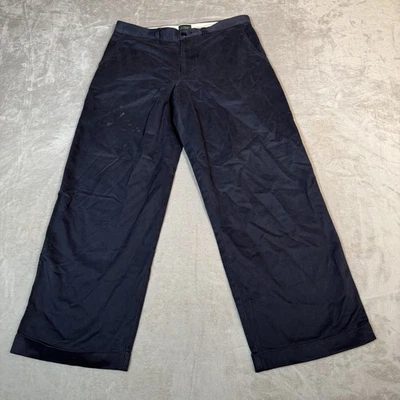 J Crew Pants Mens 33 Blue Oarsman Giant Fit Cotton Straight Leg Chino Casual - Image 1 of 4