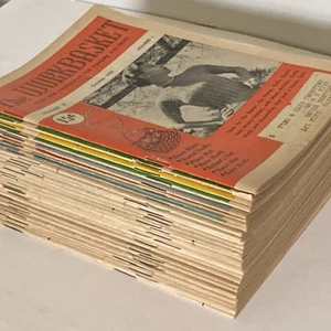 1948-1951 "The Work Basket" Home & Needlecraft Magazine lot of 31 Booklets books - Foto 1 di 11