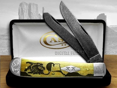 Case XX Yellowhorse Early Morning Singer Trapper Knives ###2 - Image 1 of 4
