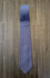 Brooks Brothers klassische marineblaue Krawatte aus 100 % Seide gewebt in England hergestellt in den USA - Bild 1 von 11