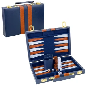 Backgammon Set 2 Players Classic Backgammon Sets for Adults Board Game with P... - Picture 1 of 7