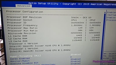 Nutanix Supermicro NXS2U1NL12G600 XNDPU-G6-NI22 2X Xeon Silver 4108 128GB Ram - Image 1 of 4