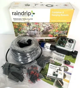 Raindrip R560DP Kit de Riego Automático para Contenedor y Cestas Colgantes, Agua - Imagen 1 de 7