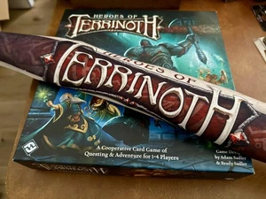 Heroes of Terrinoth Board Game with Playmat - Fantasy Flight - MINT - COMPLETE - Picture 1 of 3