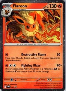 Flareon SV: Scarlet & Violet Promo Cards Cosmo Holo 167 Near Mint - Picture 1 of 2