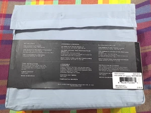 New LAUREN Ralph Lauren Queen Size Dunham Sateen Mist Blue Sheet Set 100% Cotton - Picture 1 of 12