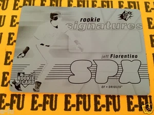 Placa de impresión negra SPX Rookie Signatures Jeff Fiorentino Orioles 2007 #ed 1/1 - Imagen 1 de 1