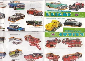 Mini Brochure Eligor 1/43 Peugeot Jaguar 1983 1984 - Picture 1 of 1