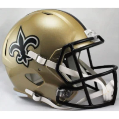 RIDDELL New Orleans Saints Full Size Speed Replica Football Helmet - NFL.