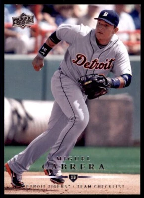 2008 Upper Deck Miguel Cabrera Detroit Tigers #777 2091 - Image 1 of 2