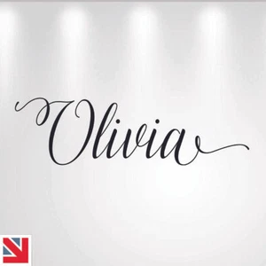 PRINCESS Personalised CUSTOM NAME Wall Art Decal Sticker Vinyl Kids - Picture 1 of 11