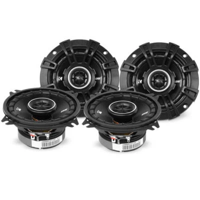 4) KICKER DS Series 43DSC404 DSC40 240W 4" 2-Way Coaxial Car Audio Speakers