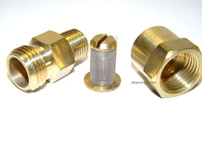 DAM Carpet Cleaning 1/4" MxF Inline Strainer / Filter