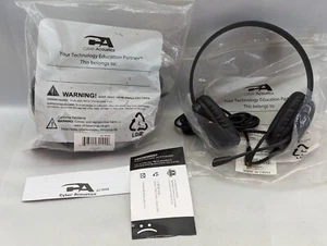 🔥Lot of 2 New🔥 Cyber Acoustics AC-6008 Stereo Single Plug 3.5mm, Over Ear - Picture 1 of 11