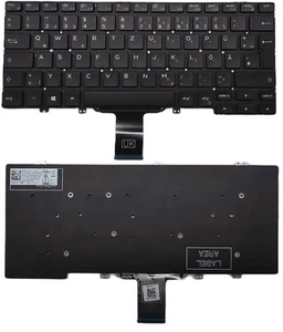 QWERTZ DEUTSCHE TASTATUR FÜR DELL LATITUDE 5300 5310 7400 7410 7300 2in1 - Bild 1 von 2