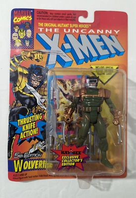 Figura de acción The Uncanny X-Men Wolverine quinta edición de Toy Biz 1996 Kaybee Foto 1 de 2