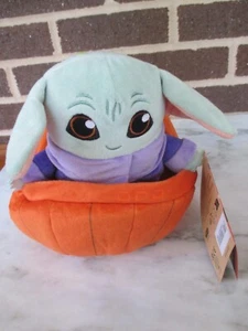 Disney Star Wars Mandalorian Grogu Baby Yoda en Halloween Peluche Calabaza 8" - Imagen 1 de 5