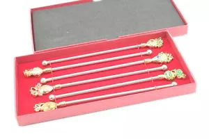 BOMBAY 6er Set Deko SWIZZLE STICKS in OVP - Bild 1 von 4